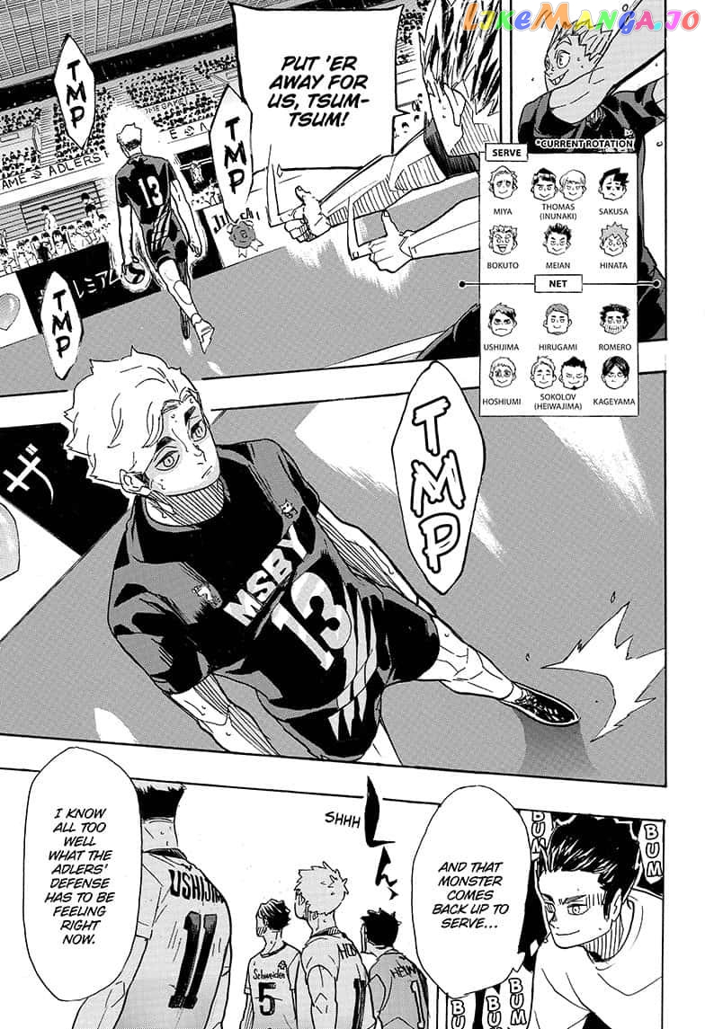 Haikyuu!!, Chapter 393 image 03
